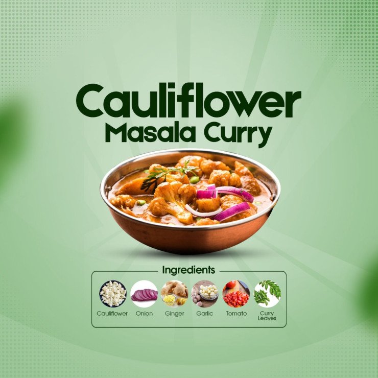 Instant Cauliflower Masala Curry Kit
